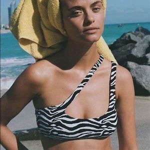 Solid and striped top